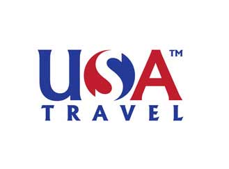 USA Travel logo design